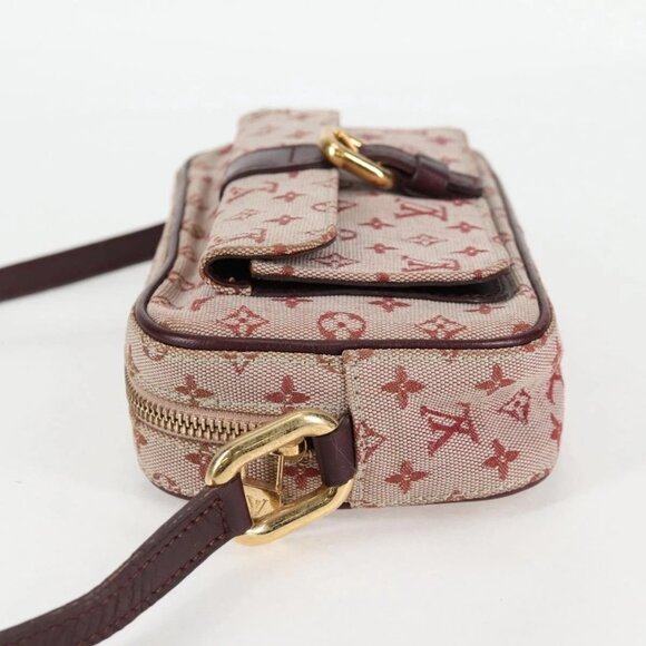 LOUIS VUITTON Monogram Mini Juliet MM Shoulder Bag Red M92219 LV Auth 129611 - Picture 3 of 16